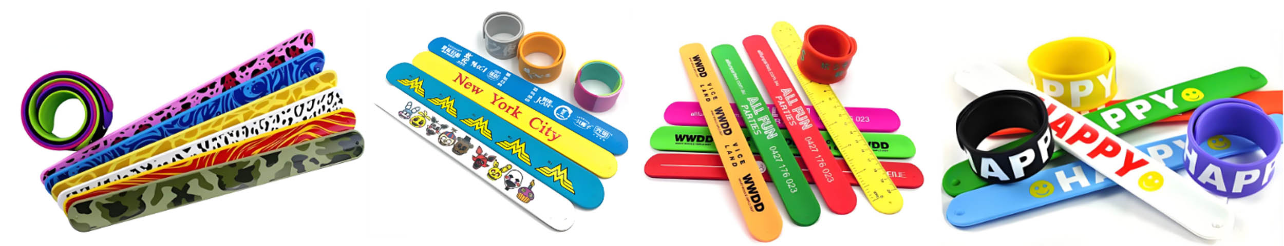 Custom Silicone Slap Bands 