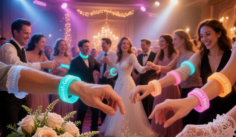 Tie the Knot: Custom Wristbands as Modern Wedding Favors