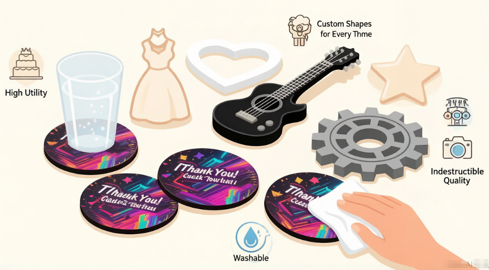 PVC Coasters for Events: A Durable and Memorable Souvenir