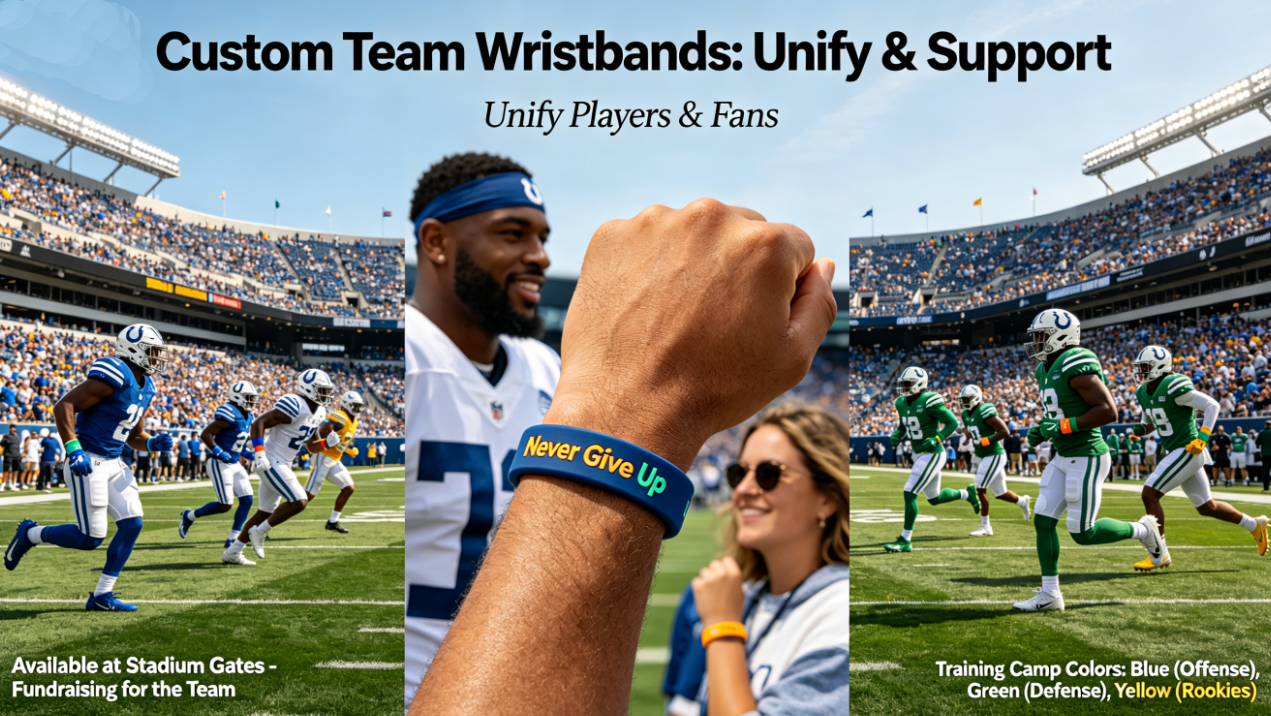 Silicone Wristbands for Sports Teams: Building Unity and Pride