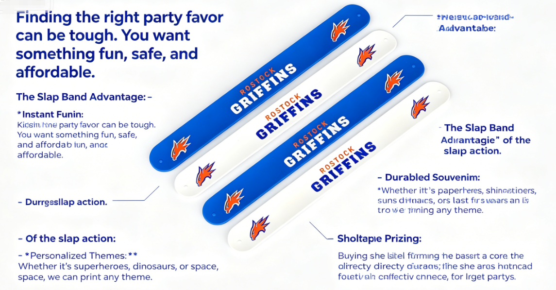 Custom Slap Bands for Kids' Parties: The Ultimate Party Favor