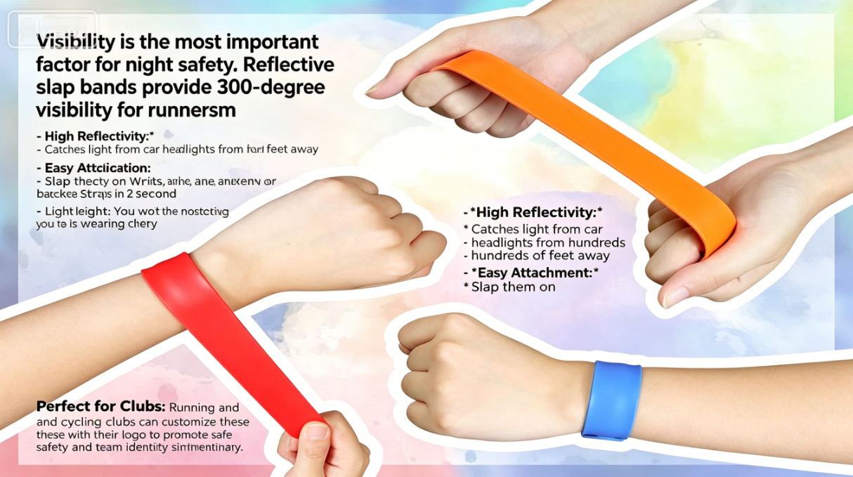 Reflective Slap Bands for Night Safety: A Must-Have for Runners