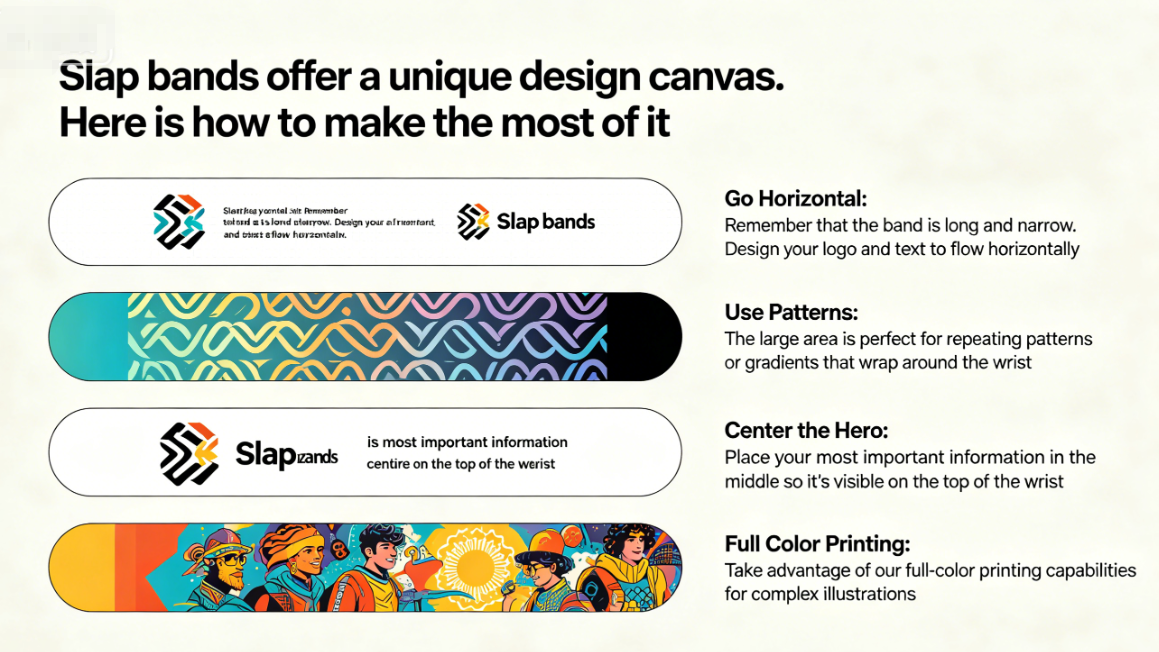 Designing Slap Bands: Tips for Maximum Visual Impact