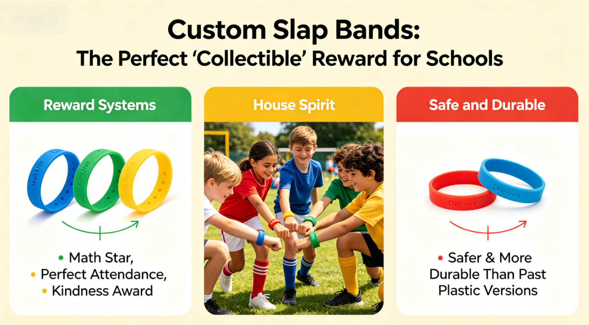 Slap Bands for Schools: Rewards, Recognition, and House Spirit