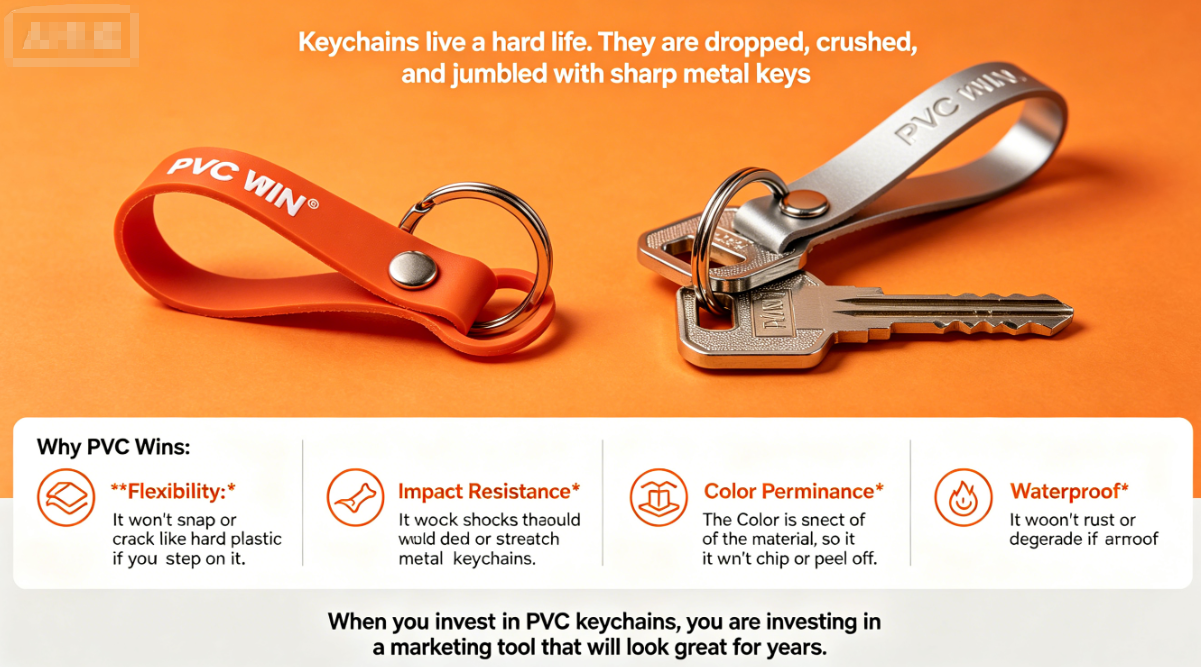 The Durability of PVC Keychains: Why They Outlast Metal and Plastic