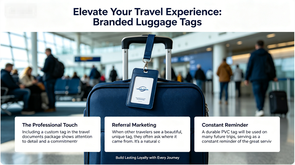 PVC Luggage Tags for Travel Agencies: Building Loyalty and Referrals
