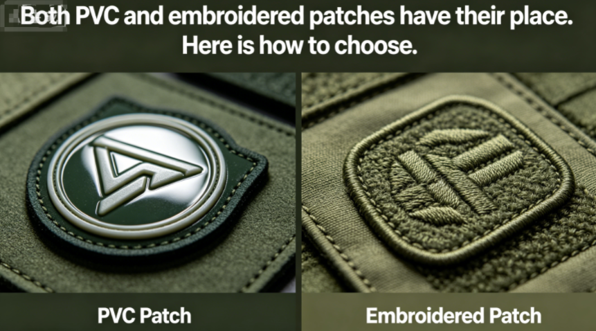 PVC Patches vs. Embroidered Patches: Which is Right for You?