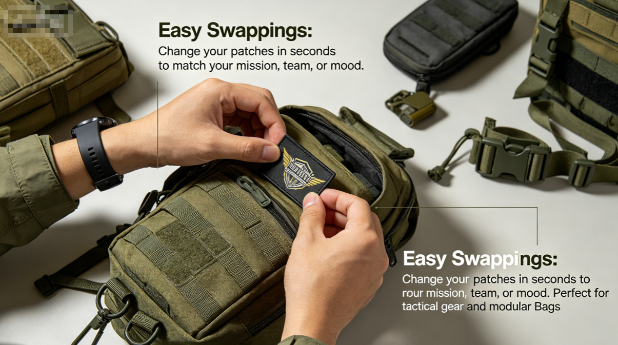 Velcro Backing for PVC Patches: Versatility and Ease of Use