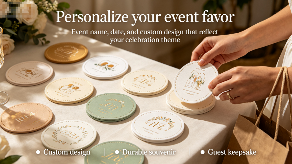 PVC Coasters for Special Events and Weddings: A Lasting Souvenir