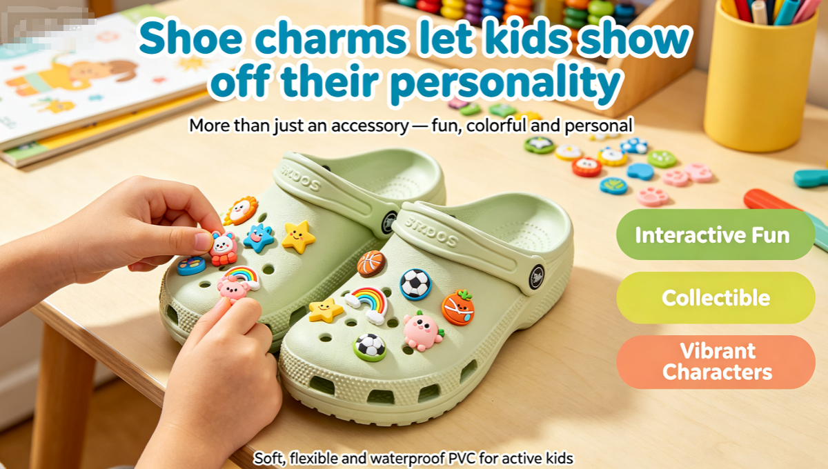 The Popularity of PVC Shoe Charms for Kids: Fun and Durable