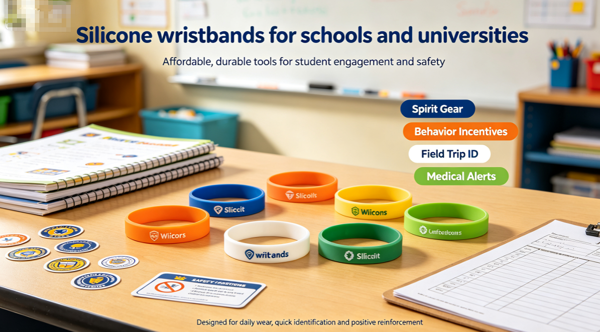 Boosting School Spirit and Campus Safety with Custom Silicone Wristbands