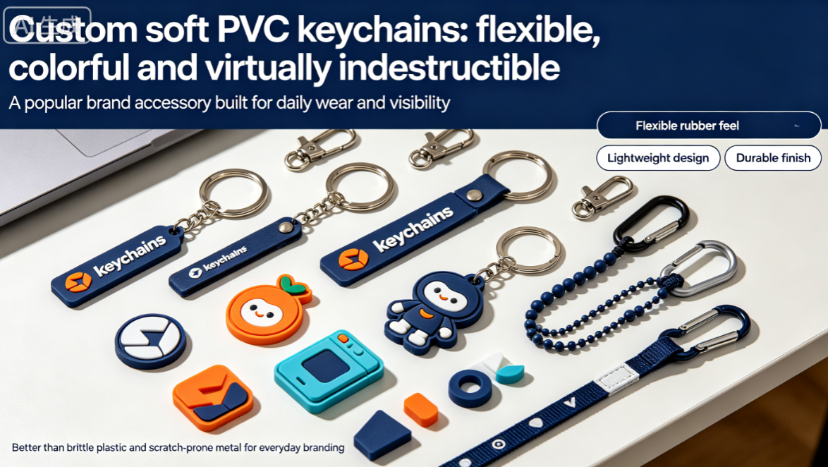 Custom PVC Keychains Bulk Manufacturing: 2D, 3D & UV Printed Styles