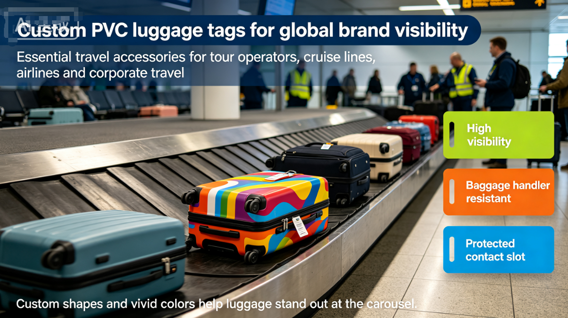 Why 3D Embossed PVC Luggage Tags Surpass Traditional Leather Tags