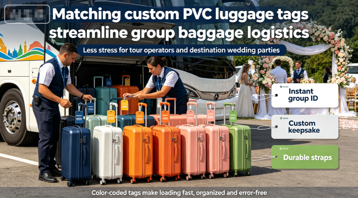 Elevating Corporate Travel Programs with Premium Custom PVC Luggage Tags