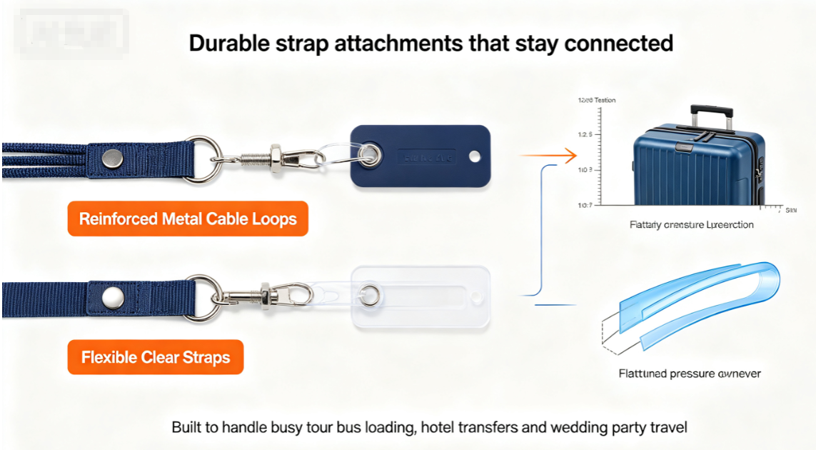 Creative Airline Merch: Custom Shaped PVC Luggage Tags